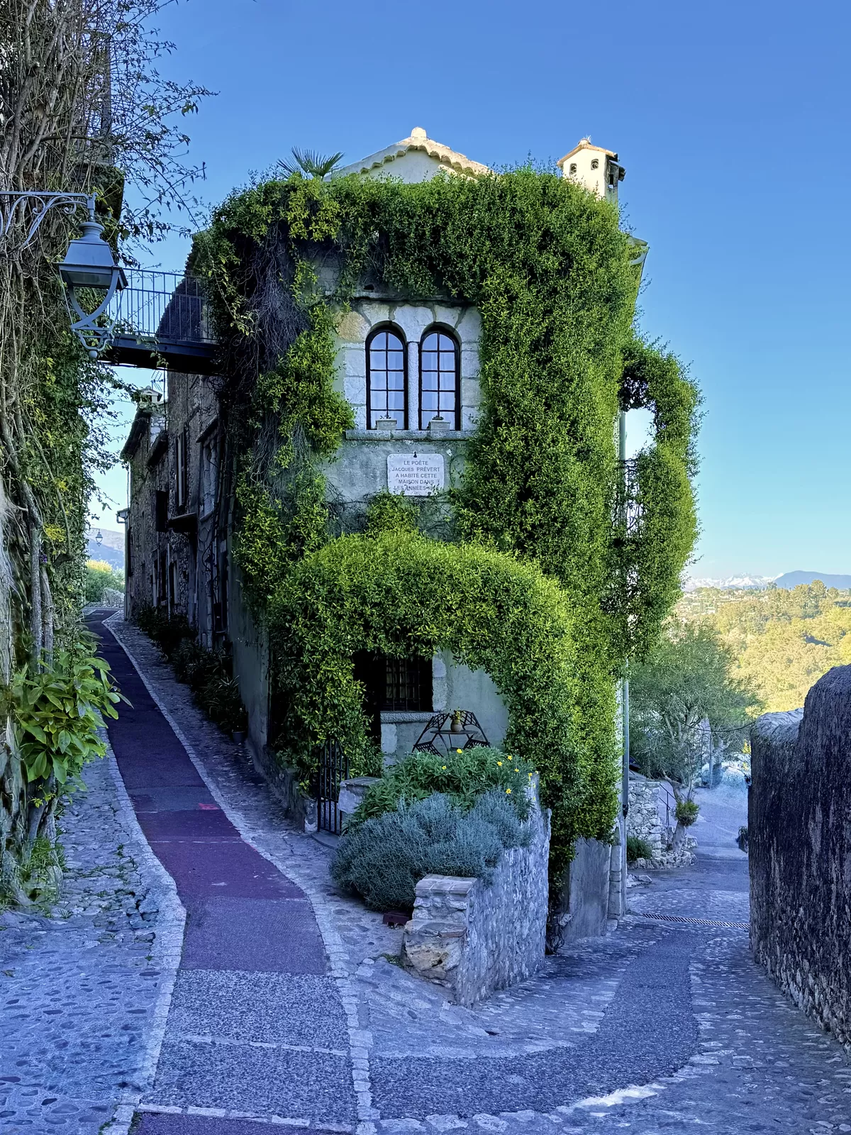 Das historische Dorf Saint-Paul-de-Vence an der Côte d’Azur